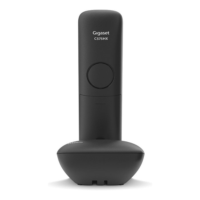 GIGASET C575HX Teléfono inalámbrico DECT 5.8 cm 2.2 Zoll TFT Color HD Voice Freisprechen Base Router Compatible Negro