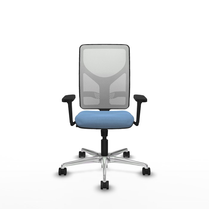 PIQUERAS Y CRESPO Silla de oficina Motilla con mecanismo Sincro, Azul cielo y Blanco PIQUERAS Y CRESPO Silla de oficina Motilla con mecanismo Sincro, Azul cielo y Blanco