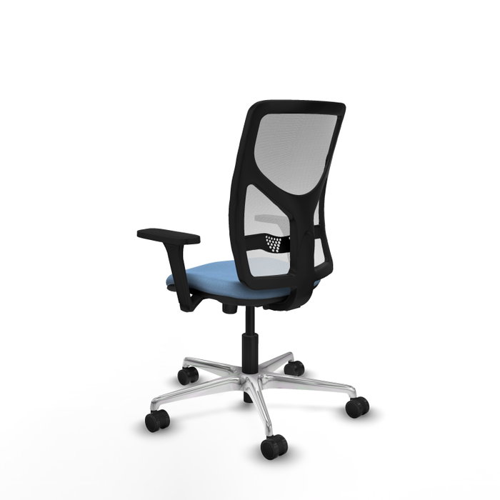 PIQUERAS Y CRESPO Silla de oficina Motilla con mecanismo Sincro, Azul cielo y Blanco PIQUERAS Y CRESPO Silla de oficina Motilla con mecanismo Sincro, Azul cielo y Blanco