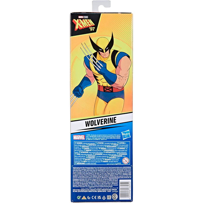 Hasbro Avengers F7972 Figura de Acción a Gran Escala Lobezno Wolverine X-Men Marvel - 28.5 cm Diseño Clásico de Cómics
