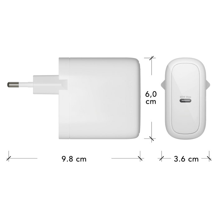 dbramante1928 Cargador USB-C 65W Blanco CI65EUWH7099