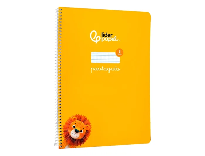 Liderpapel Cuaderno Espiral Pautaguía A4 Amarillo