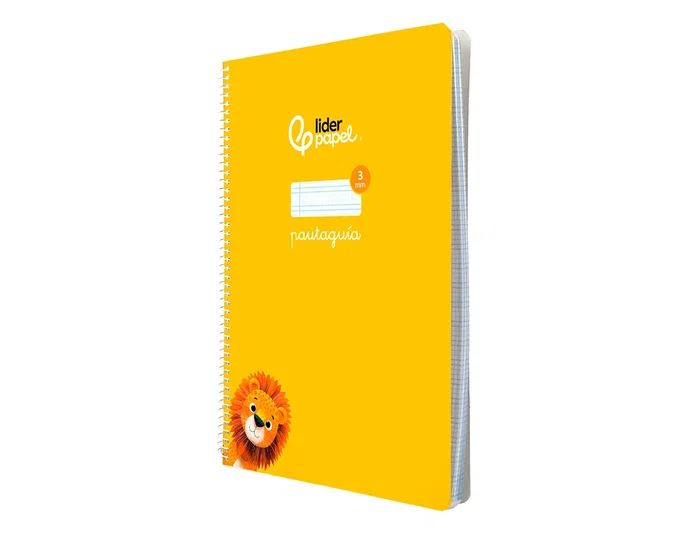 Liderpapel Cuaderno Espiral Pautaguía A4 Amarillo