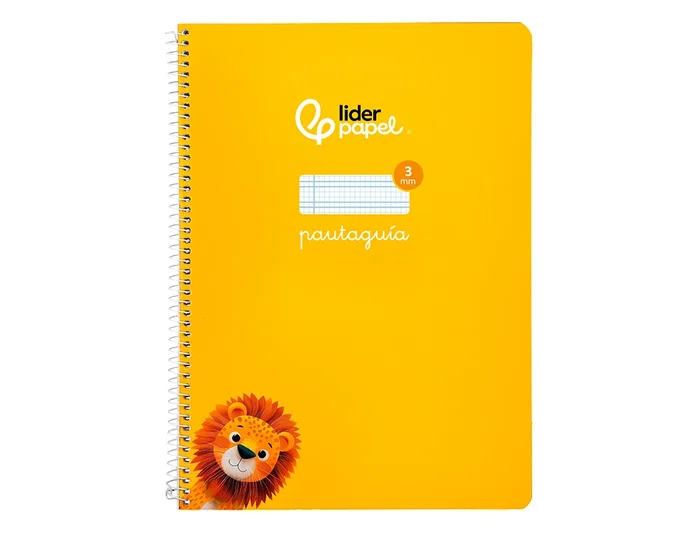 Liderpapel Cuaderno Espiral Pautaguía A4 Amarillo