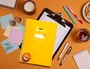 Liderpapel Cuaderno Espiral Pautaguía A4 Amarillo