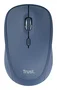 Trust Yvi+ Ratón Óptico Inalámbrico Multidispositivo RF 2.4 GHz y Bluetooth, Ambidiestro, DPI 800-1600, Azul