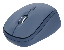 Trust Yvi+ Ratón Óptico Inalámbrico Multidispositivo RF 2.4 GHz y Bluetooth, Ambidiestro, DPI 800-1600, Azul