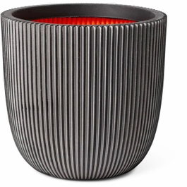Capi Europe Maceta de bolas Groove NL Antracita 43 x 41 cm