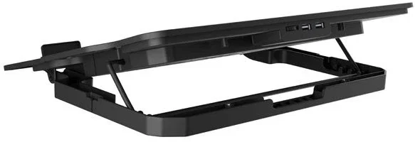 Natec DIPPER 2 Base refrigeradora para portátil 17.3 pulgadas Negro