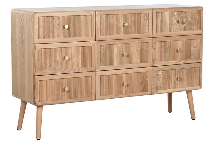 DKD Home Decor Cómoda Scandi Natural 120 x 75 x 34 cm