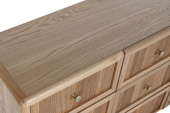 DKD Home Decor Cómoda Scandi Natural 120 x 75 x 34 cm