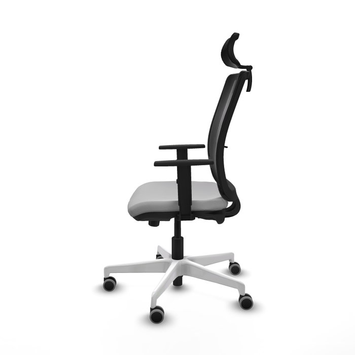 PIQUERAS Y CRESPO Silla de oficina Haches con mecanismo Sincro/Traslack Gris claro PIQUERAS Y CRESPO Silla de oficina Haches con mecanismo Sincro/Traslack Gris claro