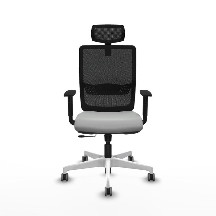 PIQUERAS Y CRESPO Silla de oficina Haches con mecanismo Sincro/Traslack Gris claro PIQUERAS Y CRESPO Silla de oficina Haches con mecanismo Sincro/Traslack Gris claro