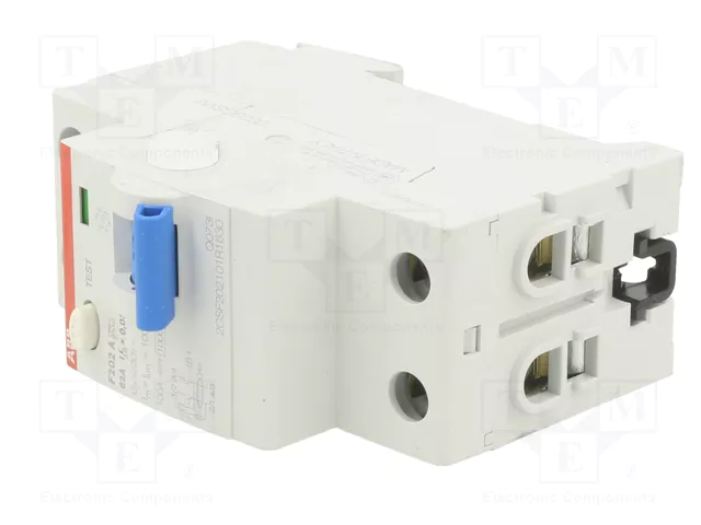 ABB F200 Interruptor Diferencial 63A 30mA 2 Polos