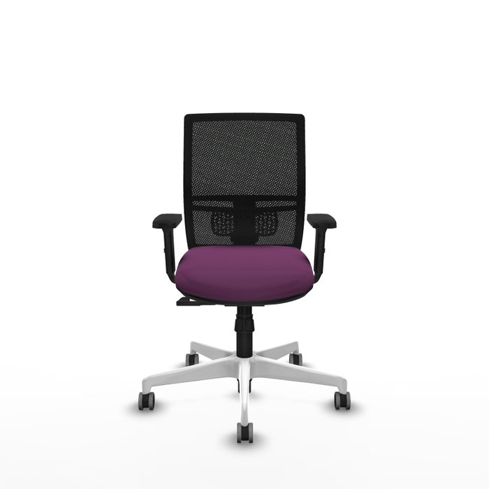 PIQUERAS Y CRESPO Silla de oficina Yunquera, mecanismo Sincro, Morado/Negro PIQUERAS Y CRESPO Silla de oficina Yunquera, mecanismo Sincro, Morado/Negro