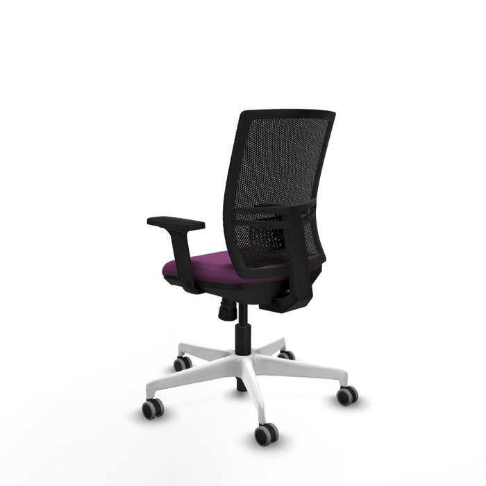 PIQUERAS Y CRESPO Silla de oficina Yunquera, mecanismo Sincro, Morado/Negro PIQUERAS Y CRESPO Silla de oficina Yunquera, mecanismo Sincro, Morado/Negro
