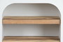 DKD Home Decor Buffet de Madera Reciclada Blanco con Acabado Hormigón