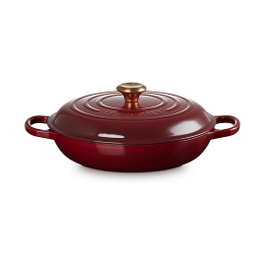 Le Creuset Signature Cast Iron Shallow Casserole 30cm Rhone Rojo