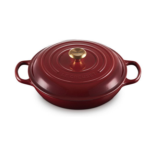 Le Creuset Signature Cast Iron Shallow Casserole 30cm Rhone Rojo
