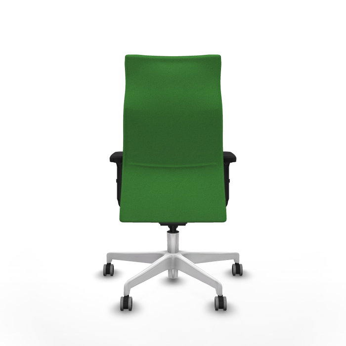 PIQUERAS Y CRESPO Sillón Albacete Verde con Mecanismo Sincro y Base Blanca PIQUERAS Y CRESPO Sillón Albacete Verde con Mecanismo Sincro y Base Blanca