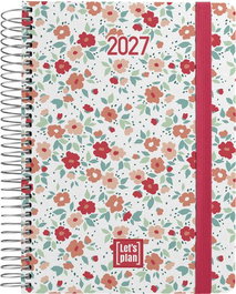 Grafoplas Agenda Anual 2027 Design Energy A5 con Espiral y Goma