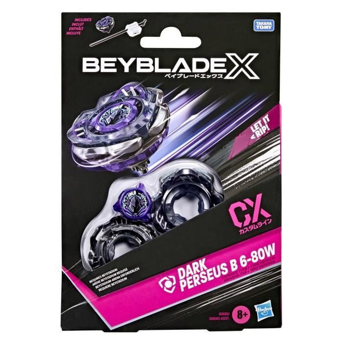 Hasbro Beyblade X Kit Inicial Dark Perseus B 6-80W con Lanzador Hasbro Beyblade X Kit Inicial Dark Perseus B 6-80W con Lanzador