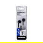 Panasonic - Auriculares con micrófono - Negro - Auriculares PANASONIC CON MICROFONO - NEGRO