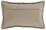 DKD Home Decor Cojín Tradicional Lino Gris 12x30x50 cm Pack de 2 Unidades
