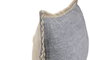 DKD Home Decor Cojín Tradicional Lino Gris 12x30x50 cm Pack de 2 Unidades