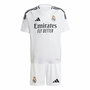 Conjunto Deportivo para Niños Adidas Real Madrid 24/25 Home Kit Blanco