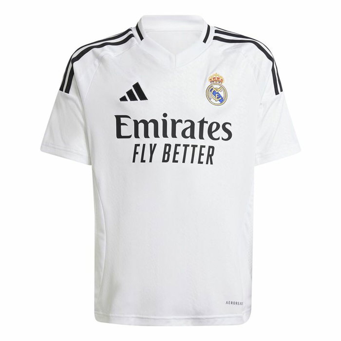 Conjunto Deportivo para Niños Adidas Real Madrid 24/25 Home Kit Blanco