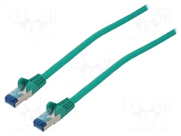 GOOBAY Patch Cord Cat 6a S/FTP 15m Verde
