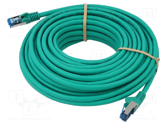 GOOBAY Patch Cord Cat 6a S/FTP 15m Verde