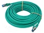 GOOBAY Patch Cord Cat 6a S/FTP 15m Verde