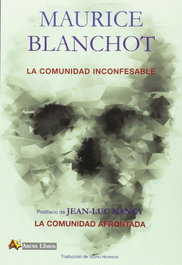 La comunidad inconfesable, Maurice Blanchot - ARENA LIBROS EDITORIAL