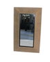 DKD Home Decor Espejo Curva Elegant Estilo Sixties Marron 7 x 100 x 60 cm