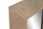 DKD Home Decor Espejo Curva Elegant Estilo Sixties Marron 7 x 100 x 60 cm