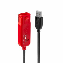 Lindy Cable de Extensión USB 2.0 Active Extension Pro 12 m Negro