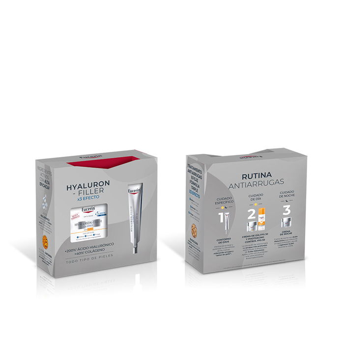 Eucerin HYALURON FILLER ESTUCHE SPF30 Crema de Día + Contorno de Ojos 2 pz Eucerin HYALURON FILLER ESTUCHE SPF30 Crema de Día + Contorno de Ojos 2 pz
