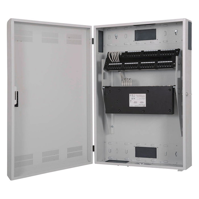 Digitus Carcasa de pared Slim 3HE 900x600x200mm gris