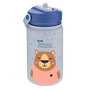 LOVELY STORY Cantimplora Oso Acero Inoxidable 330ml Doble Capa Tapón Infantil con Pajita Hermética Libre de BPA