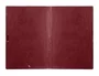 Liderpapel Carpeta para planos A2 cartón gofrado rojo