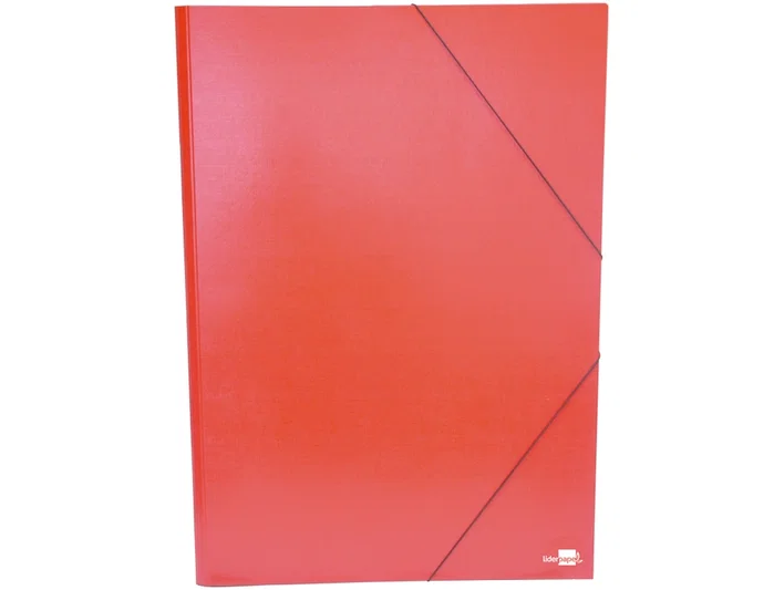 Liderpapel Carpeta para planos A2 cartón gofrado rojo