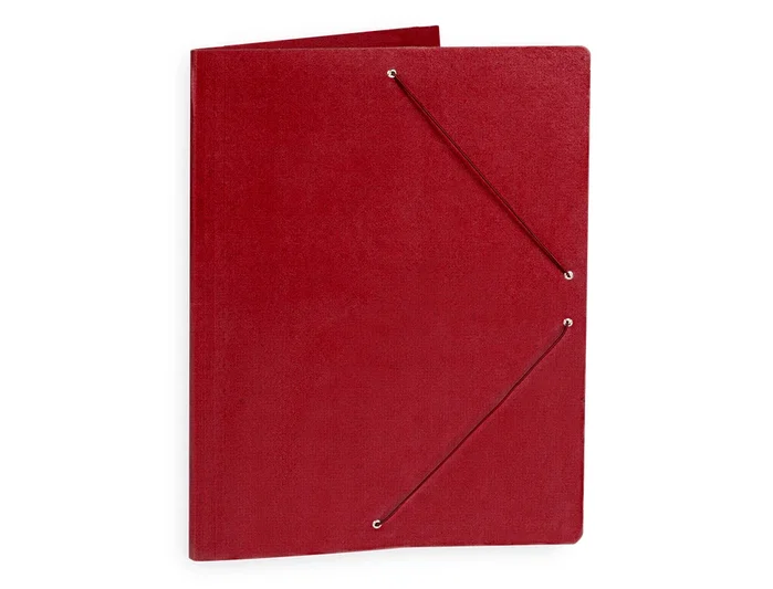 Liderpapel Carpeta para planos A2 cartón gofrado rojo
