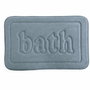 Today Alfombra de baño de espuma viscoelástica Utility Azul 40 x 60 cm
