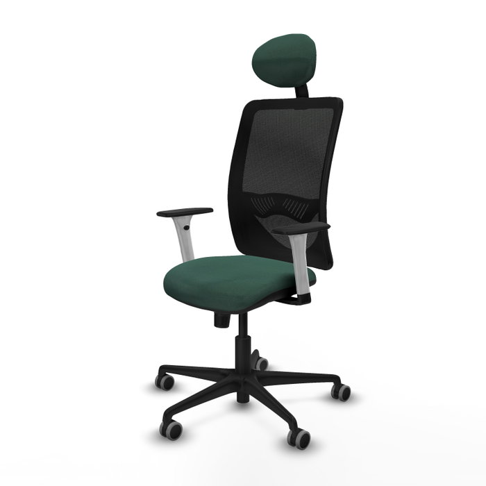 PIQUERAS Y CRESPO Silla de oficina Zulema con mecanismo Sincro Verde botella PIQUERAS Y CRESPO Silla de oficina Zulema con mecanismo Sincro Verde botella