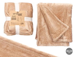 GIFTDECOR Manta Sedalina Beige 180x220cm