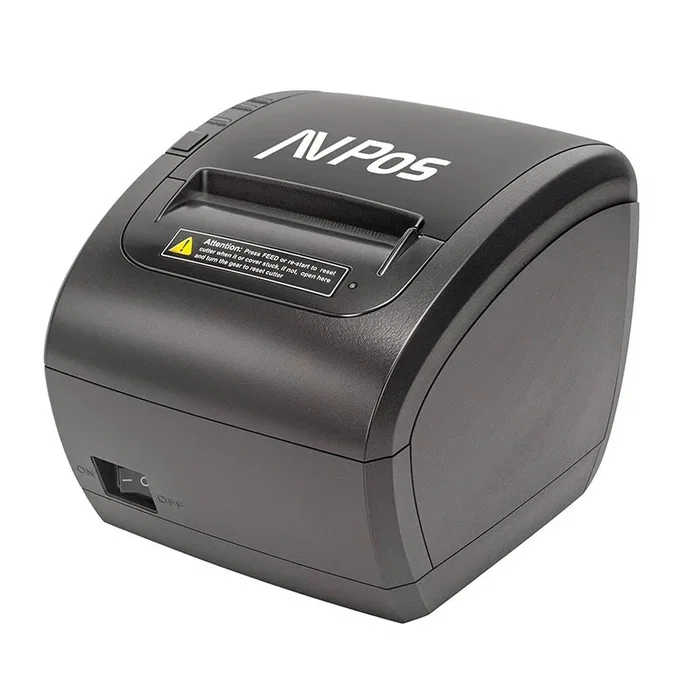 Avpos TC90W Impresora térmica de tickets, 300mm/s, autocorte parcial, USB, Wi-Fi y LAN, negro Avpos TC90W Impresora térmica de tickets, 300mm/s, autocorte parcial, USB, Wi-Fi y LAN, negro
