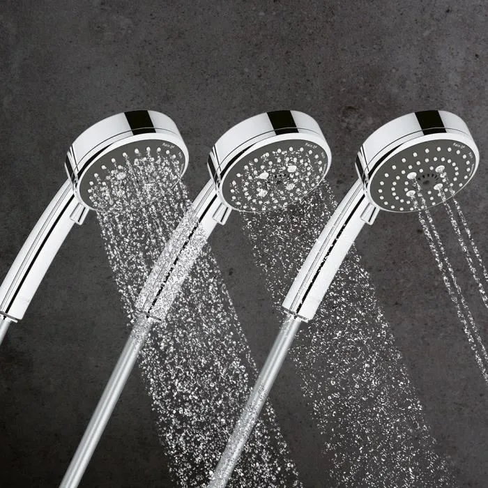 Feel de precisión de la válvula de ducha termostática Grohe, Vitalio Comfort 3 Jets Ducha Cabezal, 34791000