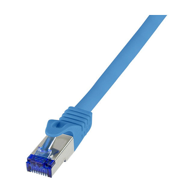 LogiLink Cable de parcheo Cat.6A S/FTP Ultraflex 0,5m azul LogiLink Cable de parcheo Cat.6A S/FTP Ultraflex 0,5m azul